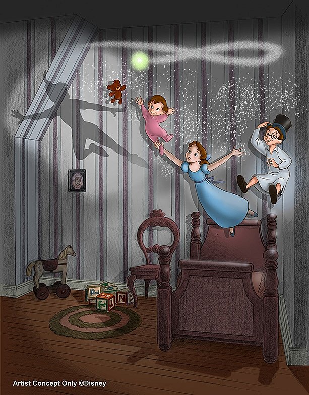 新しくなる子ども部屋のシーンのイメージ (C)Disney