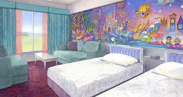 「東京ディズニーセレブレーションホテル：ウィッシュ」の客室のイメージ