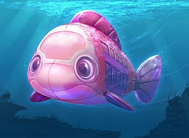 ストーリーに登場する潜水艦（イメージ）Artist concept only ©Disney/Pixar