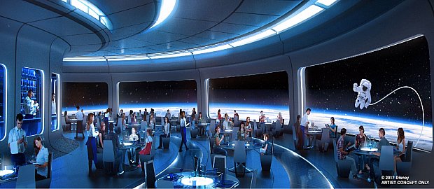 【WDW】宇宙で食事が楽しめる新レストランを発表、「ミッション：スペース」も2017年8月13日にリニューアル