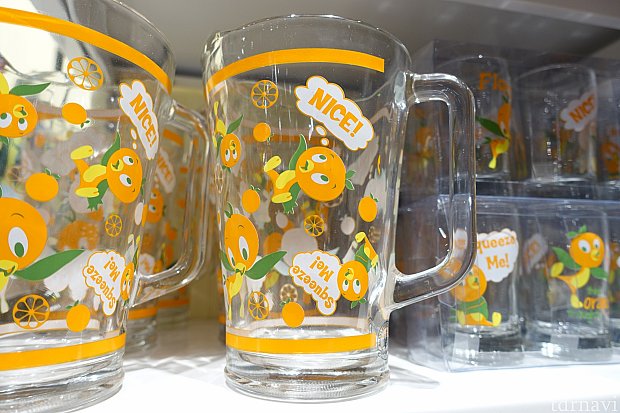オレンジバードのグラス