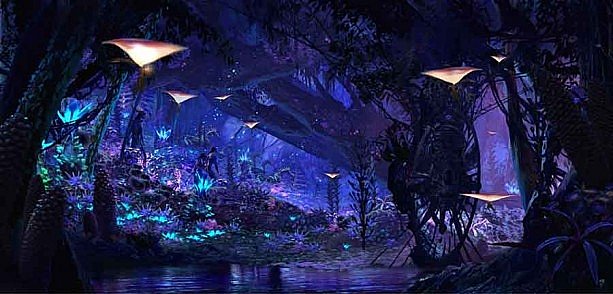 「Na'vi River Journey」のイメージ図。正式名称は今回初めて公表された。