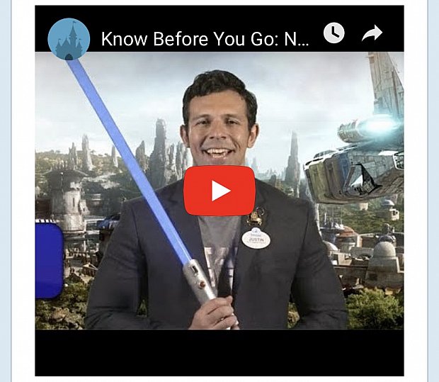ディズニーパークスブログで展開されていた動画、”Know Before You Go