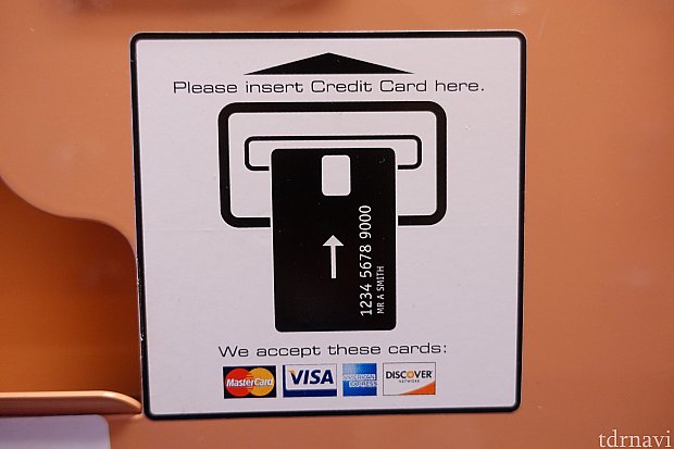 対応しているクレジットカードは、VISA、MASTERなど。