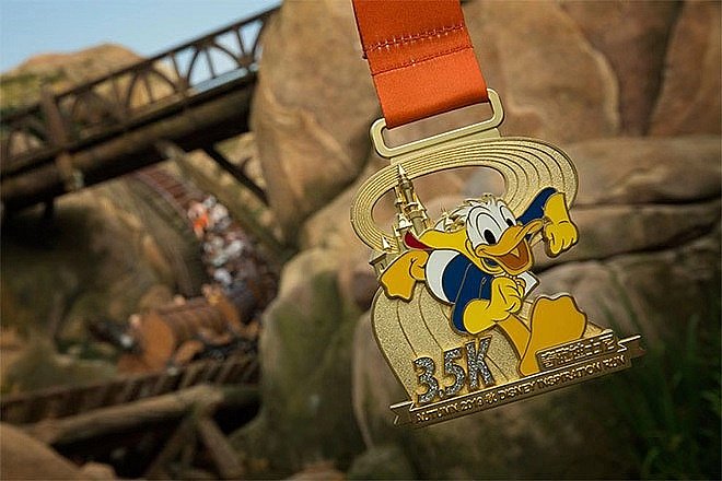 3.5kmクラスのメダル🥇
(C) Disney
