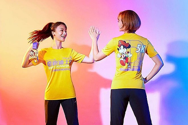5kmクラスのTシャツとメダル🥇
(C) Disney