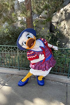 ブエナビスタストリートのグリーティング（カリフォルニア）