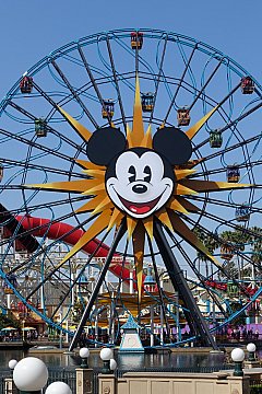 カリフォルニアディズニー 観覧車 カチューシャ ファンウィール 日本未発売 テーマパークでカチューシャを付けた】カリフォルニアディズニーで日本