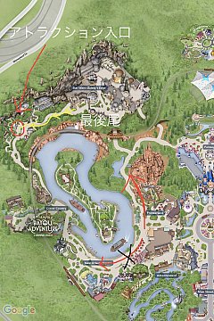 スリルのあるアトラクション in ディズニーランド（アナハイム）