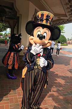 ハロウィーンのデコレーションはされていましたが…（上海）