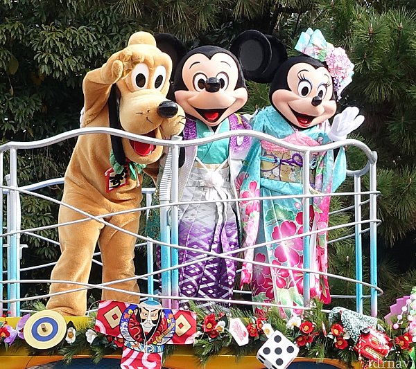 ☆東京ディズニーランド TDL 正月飾り☆謹賀新年 熊手 ミッキー