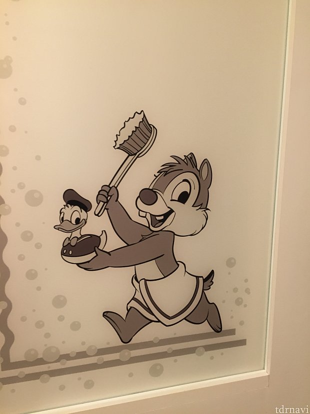 お風呂の扉…お風呂の中側から撮影!