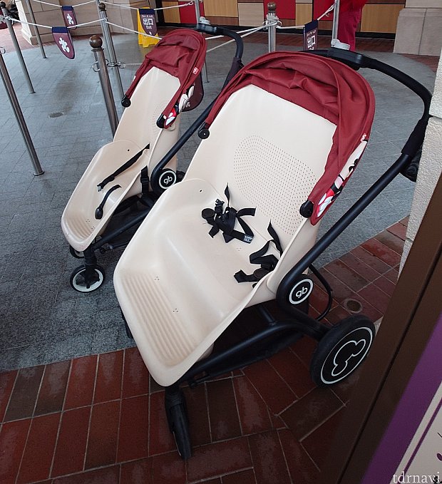 ベビーカーレンタルにキャッシュレスが使えます！ 子連れディズニー
