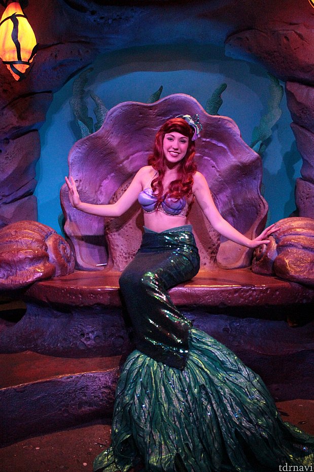 人魚のアリエルに会えます☆（フロリダ）