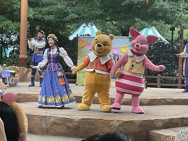 ありそうでなかった！？プーさんたちのみのほっこり系ミニショー（上海）