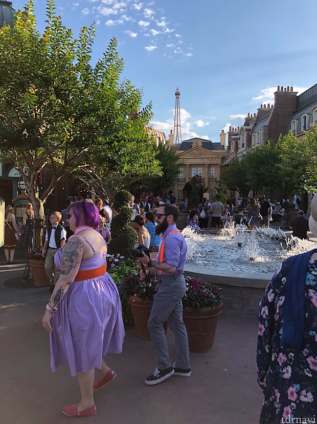 フランス館は背景が綺麗でdapperと合うので、dapperが多く集まる場所です。