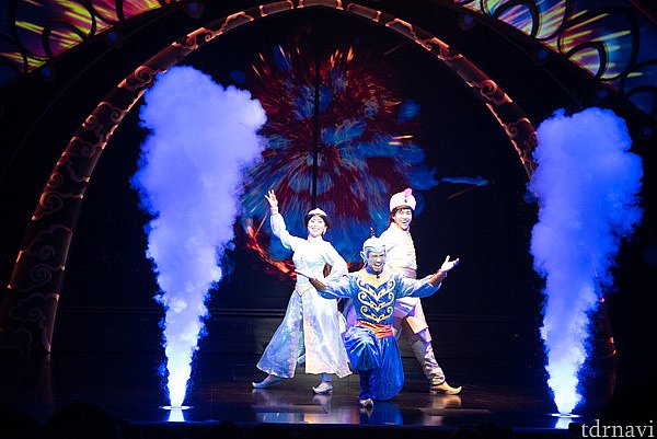 アラジンとジャスミンも少しだけ登場!