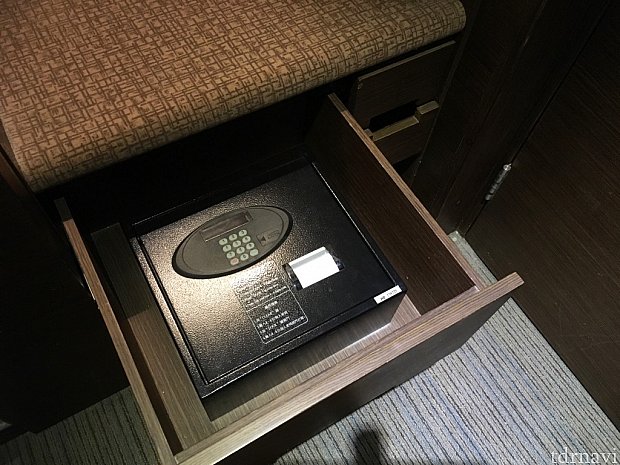 ここに金庫もあります