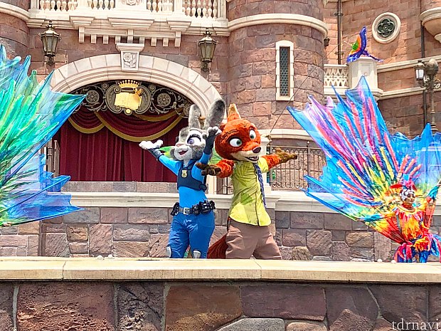 ズートピア!
ニックは左側、ジュディは右側にいる時間が長かったような