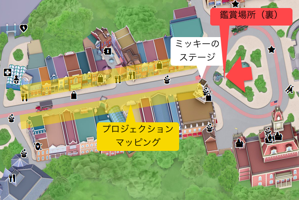 裏バージョンはガゼボの近くからです。空いています。