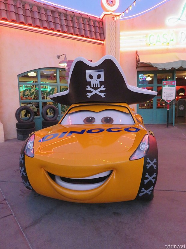 カーズランドでのサインについて キャラクター グリーティング カリフォルニア