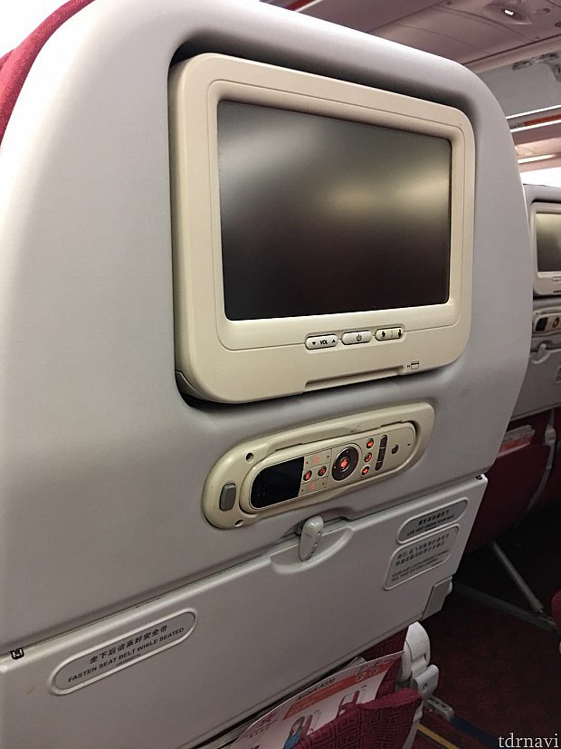 往路と同じ型式の飛行機でした。