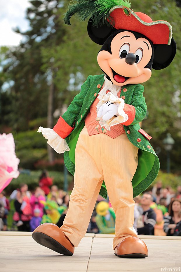 プリンセスサイドのプリンスミッキー。カッコいい!