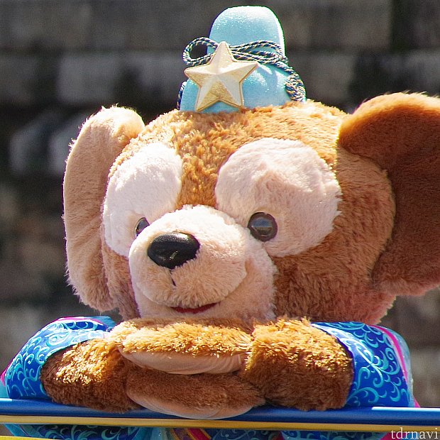 ダッフィーのかわいい仕草が見れます。
