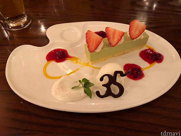 35周年はチョコ
甘くなく美味しかった