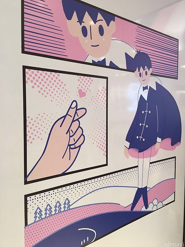 店内はポップな感じです。