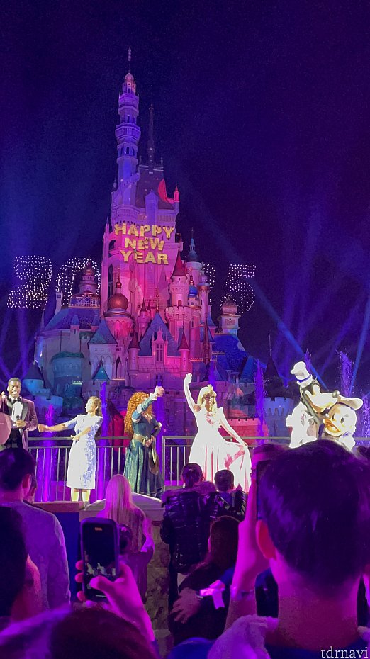 2024→2025 カウントダウンin香港ディズニーランド