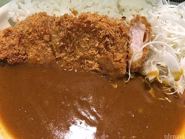 美味しいカツカレーに満足です🍛コスパは😓