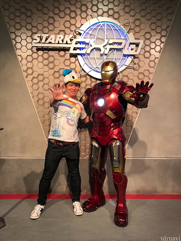 アイアンマンは何時も並んでますが、この日は待ち時間なし!