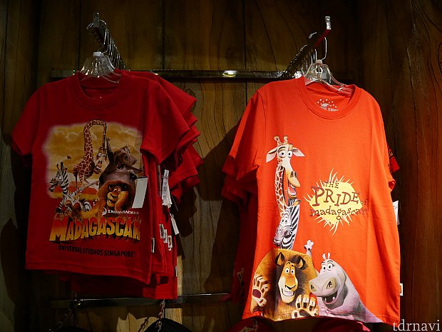 マダガスカルのTシャツは種類が豊富