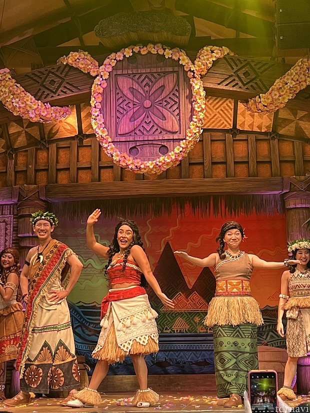 モアナを観てから行けば割と楽しめる！？ストーリーを知らないと厳しい