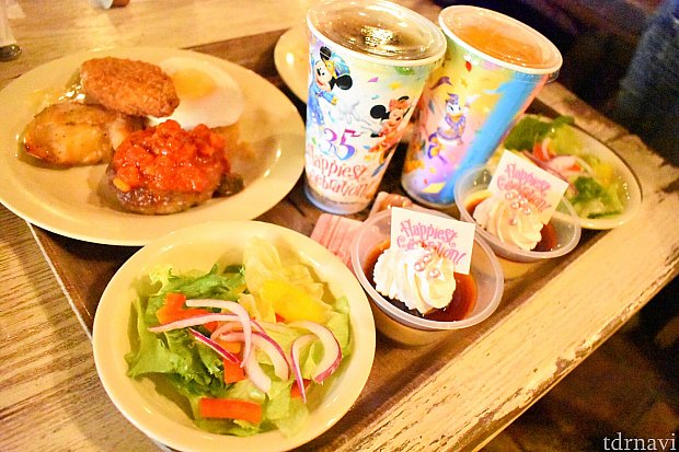 とっても豪華なセットメニューです♡
