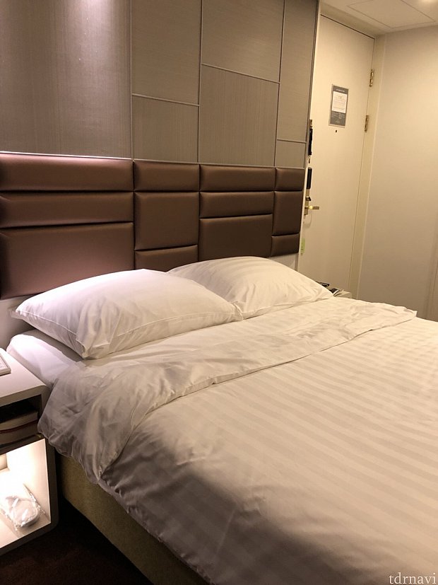 部屋はジャストサイズ。綺麗です。