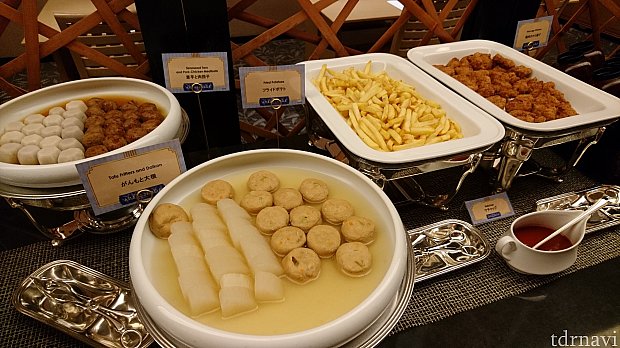 お子さま向けのポテトや唐揚げもありますよ✨