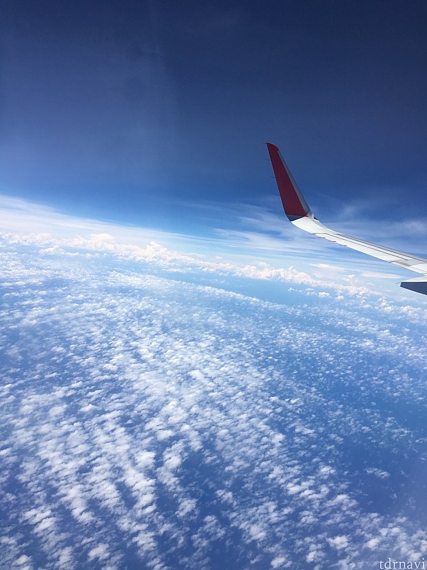 離陸してひと安心でした(><)