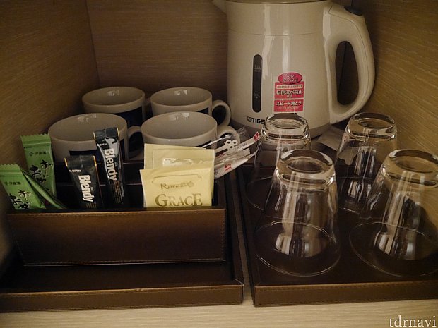 コーヒーやお茶も揃ってます!