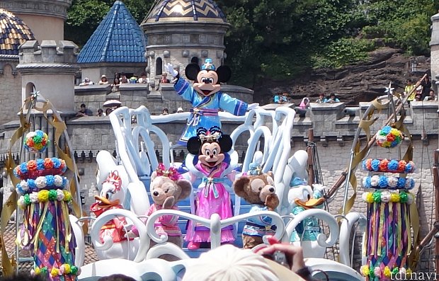 初お披露目！七夕コスチュームのダッフィー＆シェリーメイ