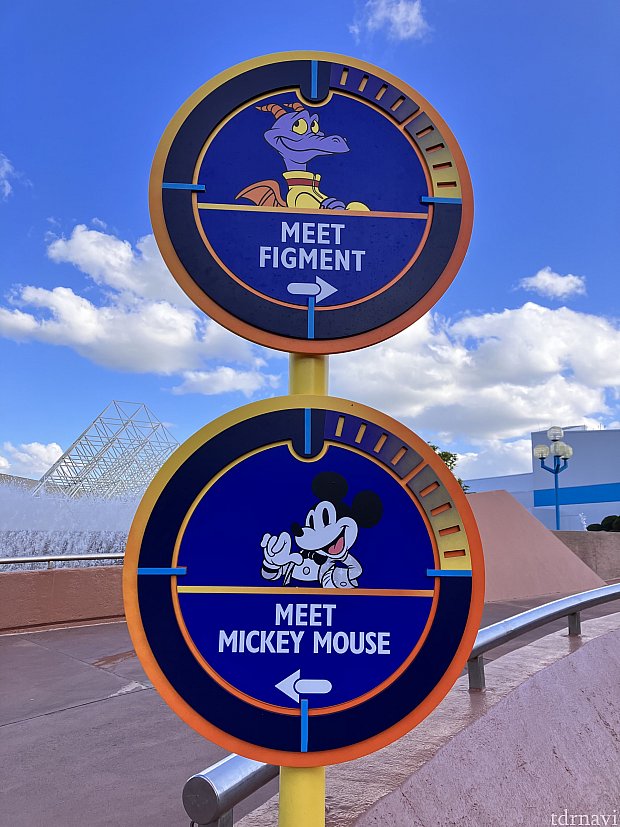 EPCOTの片隅で開催中✨ミキミニ100周年コスチューム✨Meet