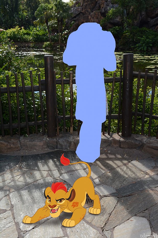 がおーってしてと言われて撮った写真