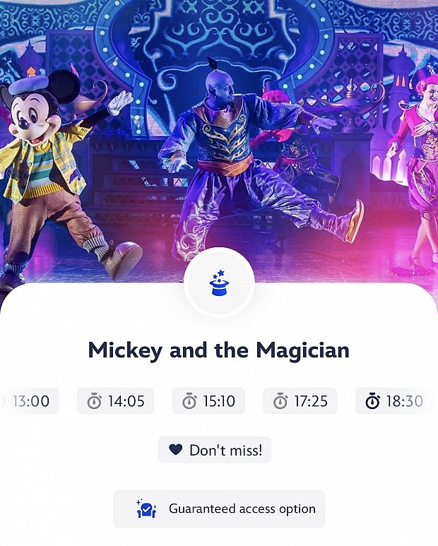 ディズニーランド・パリで絶対に観たい！「ミッキー&マジシャン」を 