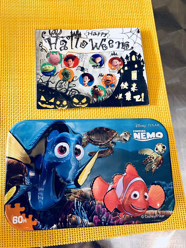 参加してシールを集めると、ミニプレゼントが貰えます。
ニモのパズル♡