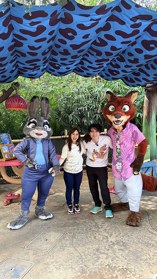 香港ディズニーでニック＆ジュディに会おう！ キャラクター