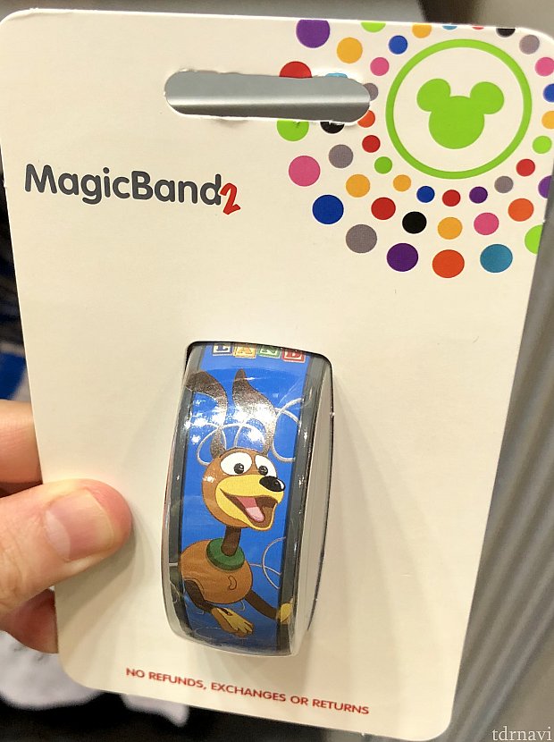 トイストーリーランドオープン記念のマジックバンドも。$22.99
