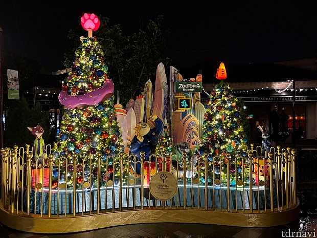 ディズニータウンのクリスマス