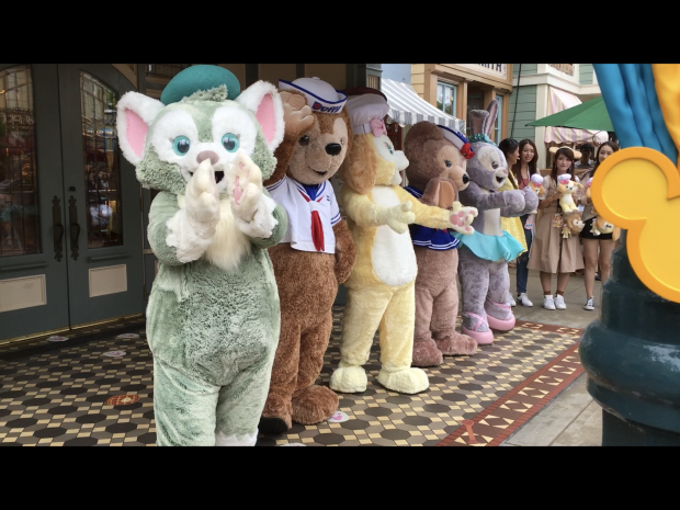 ダッフィー&フレンズ勢揃い!ここまで揃うと圧巻ですね