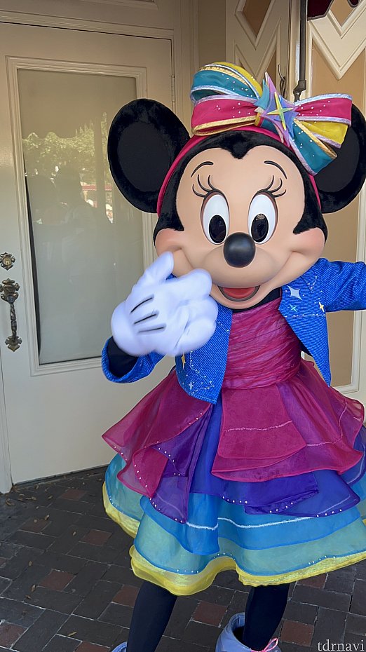 70周年コスチュームのキャラクターグリーティング⭐︎（カリフォルニア）